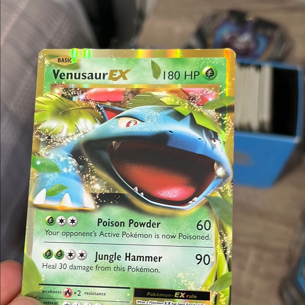 Venusaur EX Holographic Card